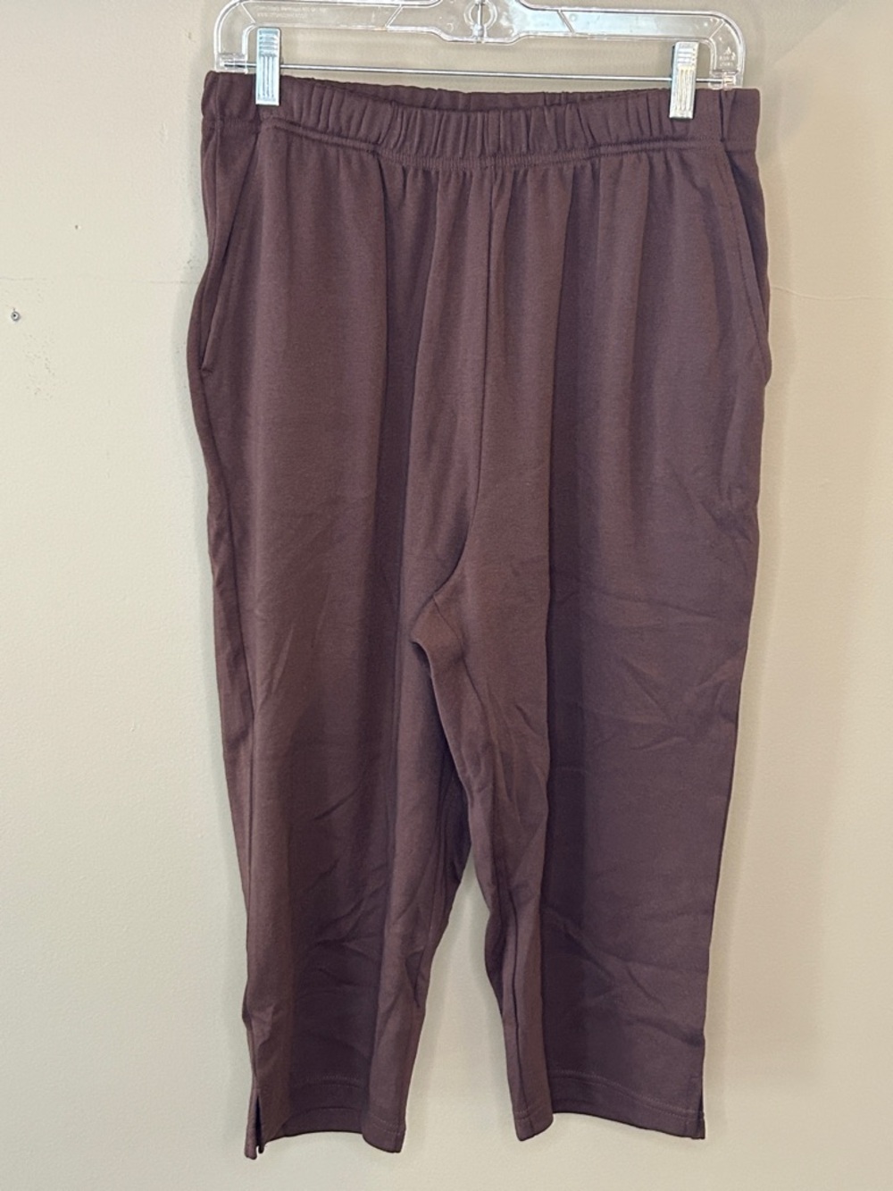 Roaman's Brown Women's Capris